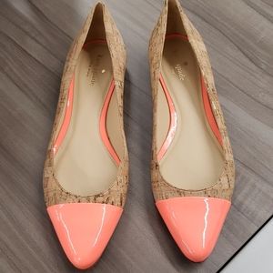Kate Spade cork flats! Sz 9